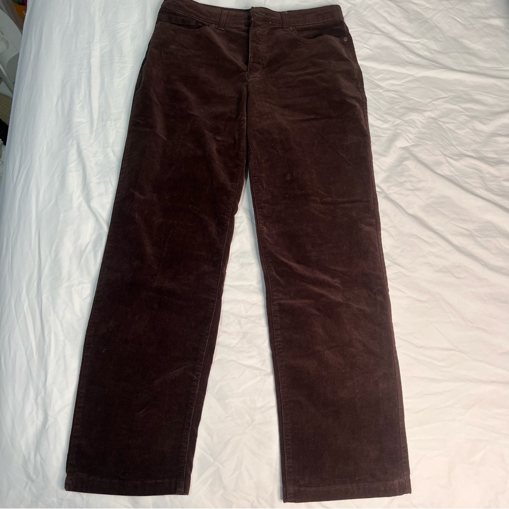Croft & Barrow brown pants, size 8